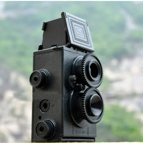 Модные черные DIY Твин TLR 35 мм ЛОМО фильм Камера комплект Классический играть хобби