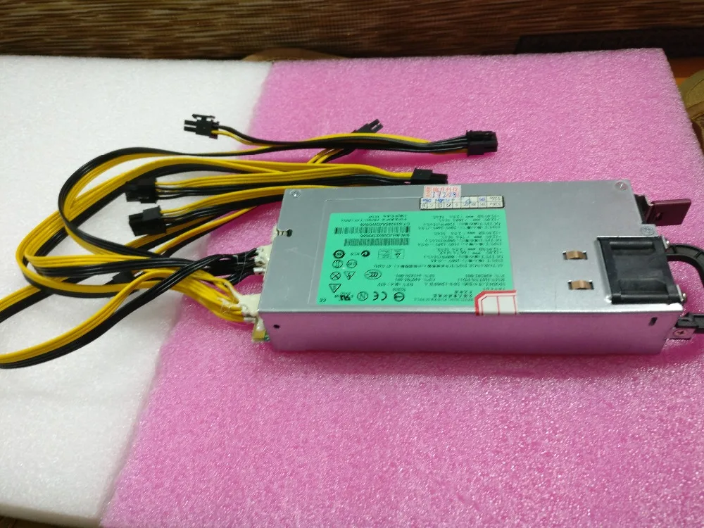 BTC LTC горняков за власть ультра-малый размер низкий уровень шума 1200 Вт 12 В 100A выход.