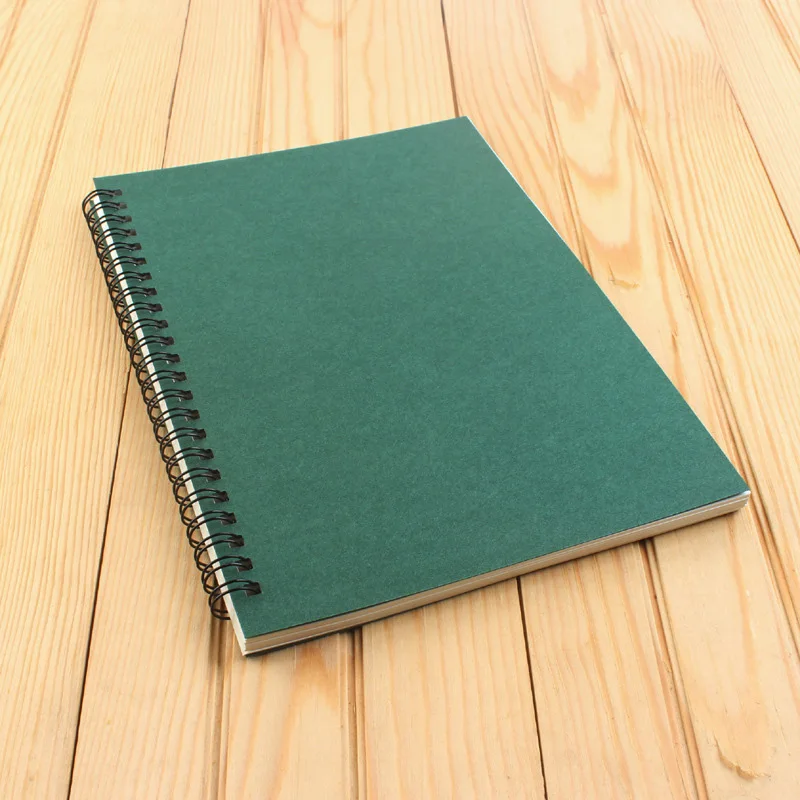 EZONE Spiral Notebook Loose Leaf NoteBook Line Page Traveler Jurney Diary Coil Notepad School Office Stationery Supply Papelaria |