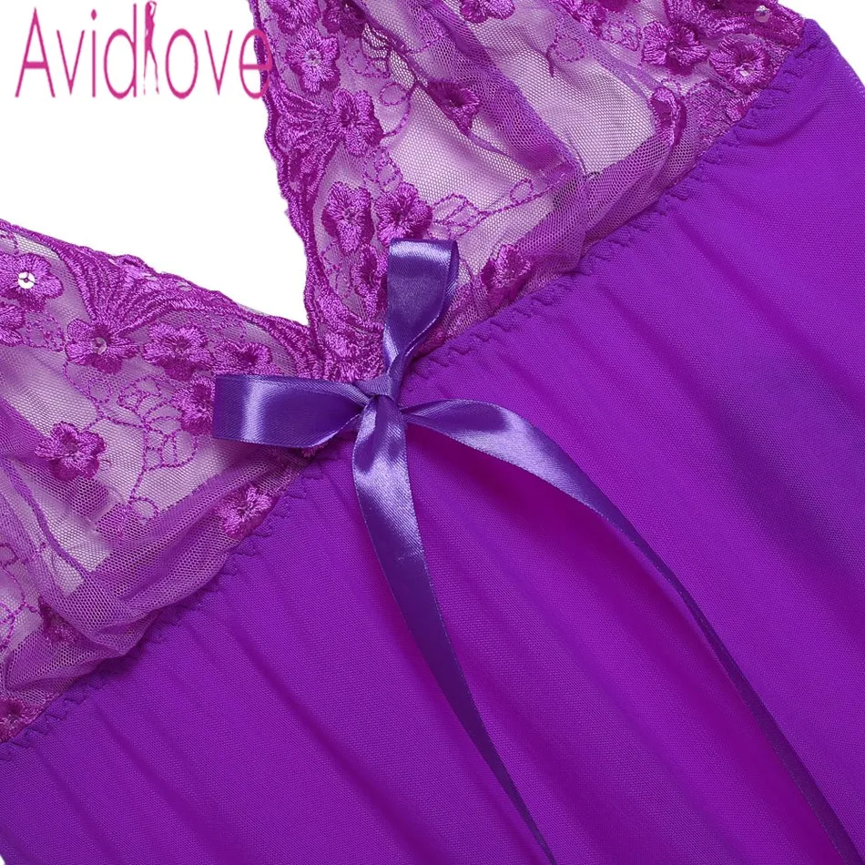 Avidlove женское сексуальное нижнее белье Babydolls кружевное Сетчатое прозрачное