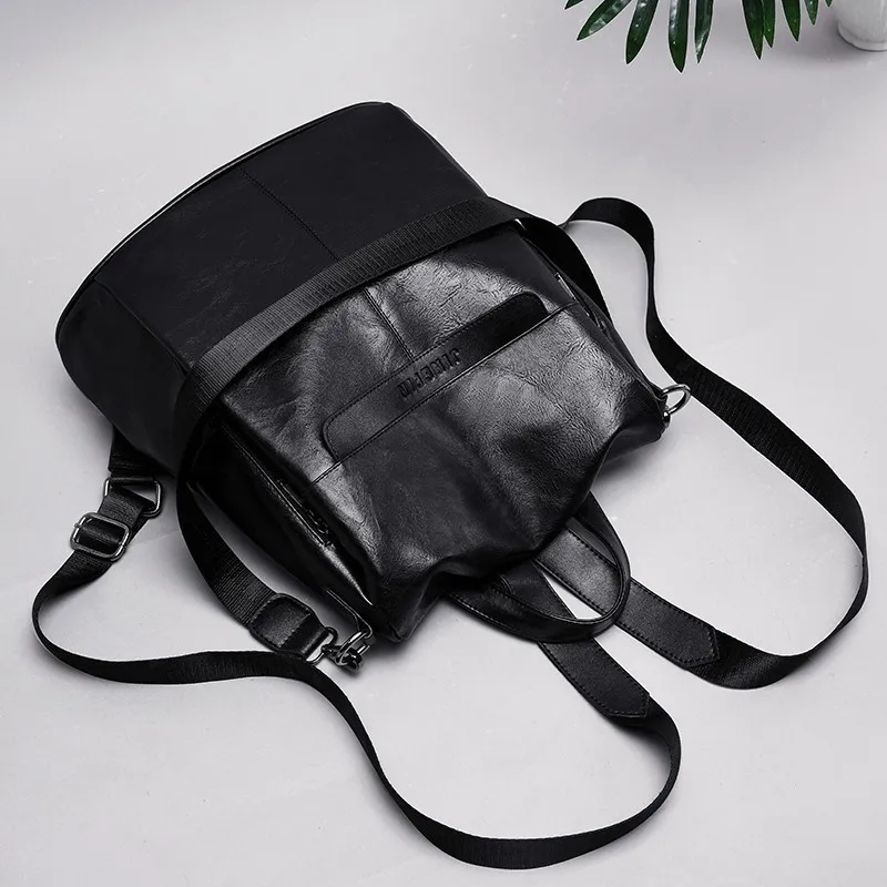 Женский кожаный рюкзак Sac A Dos школьный из искусственной кожи высокого качества