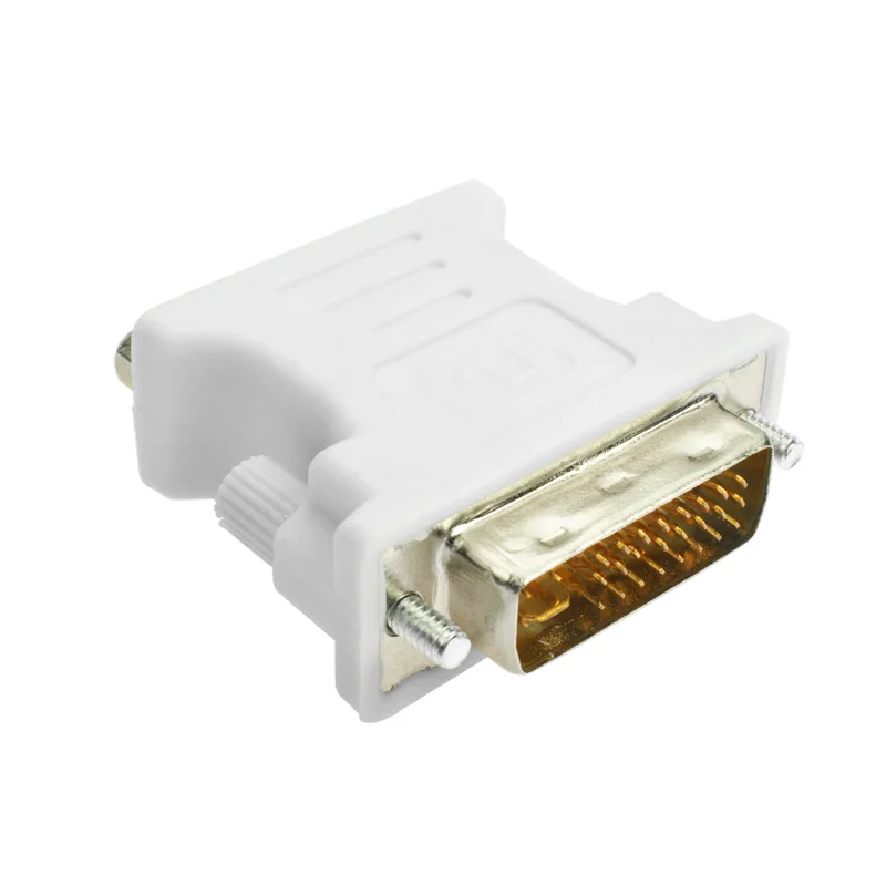 DVI в VGA адаптер конвертер 24 + 5 Pin штекер для Женский 1080P видео HDTV компьютера ПК