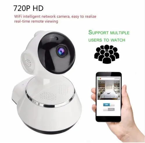 Беспроводной Wi Fi IP Камера охранных Камеры Скрытого видеонаблюдения 720 P HD3.6mm