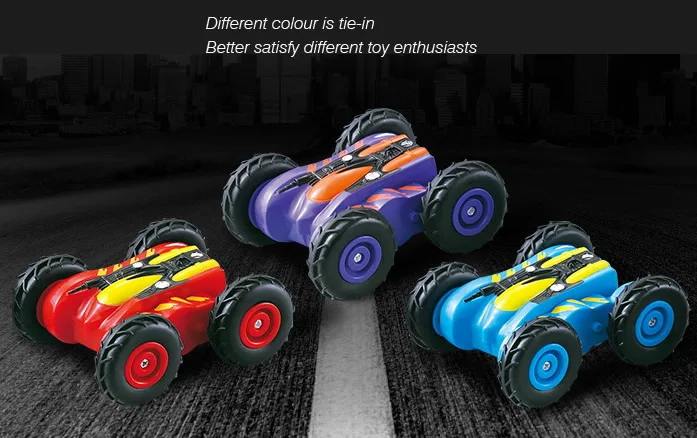 RC автомобиль 360 градусов вращающийся двухсторонний ходовой самосвал трюк со