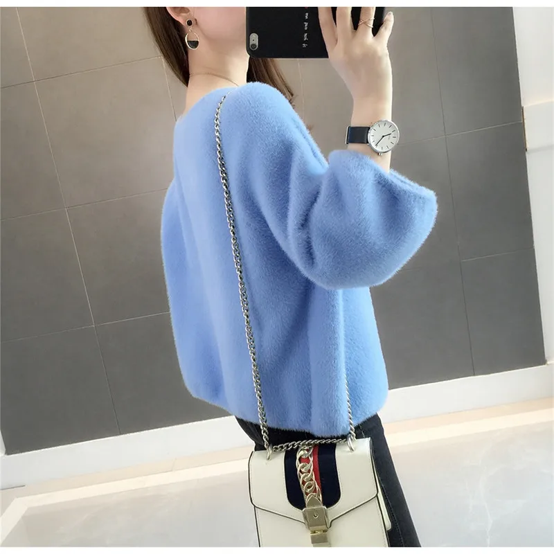 Kemixiaoxuan, Новое поступление, вязаные кардиганы, женские, с круглым вырезом, три четверти, однотонные, повседневные, открытая стежка, для женщин