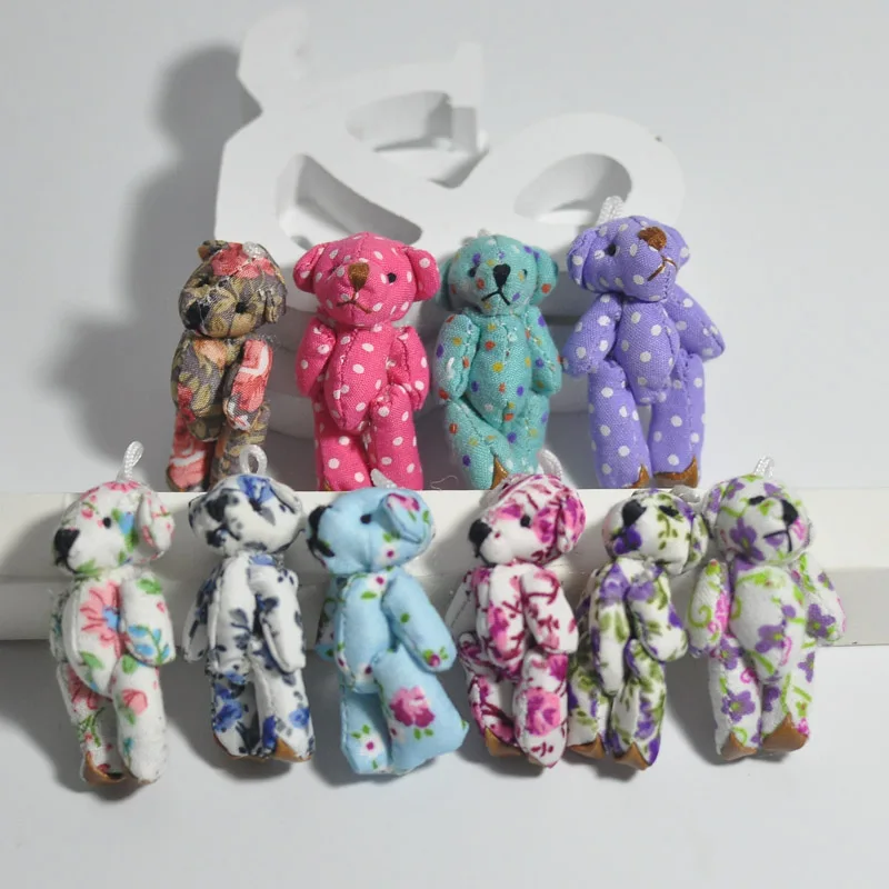 3 шт. Плюшевые Мини Мишки 4 5 см|bear bouquet|mini bearbirthday gift |