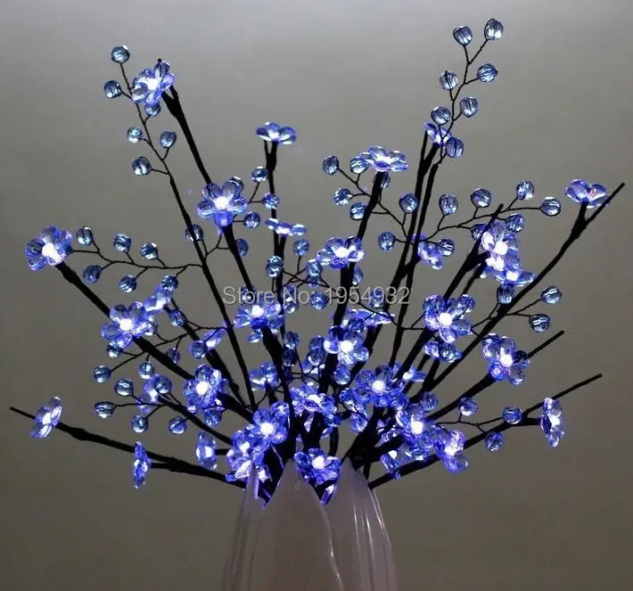 Светодиодная акриловая Цветочная ветка 20 &quot60LED с адаптером 3В + дополнительная 3 *