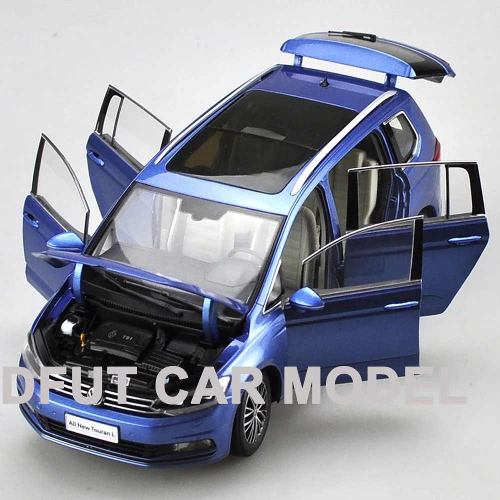 Литая 1:18 игрушка из сплава новая модель автомобиля TOURAN Детские игрушечные
