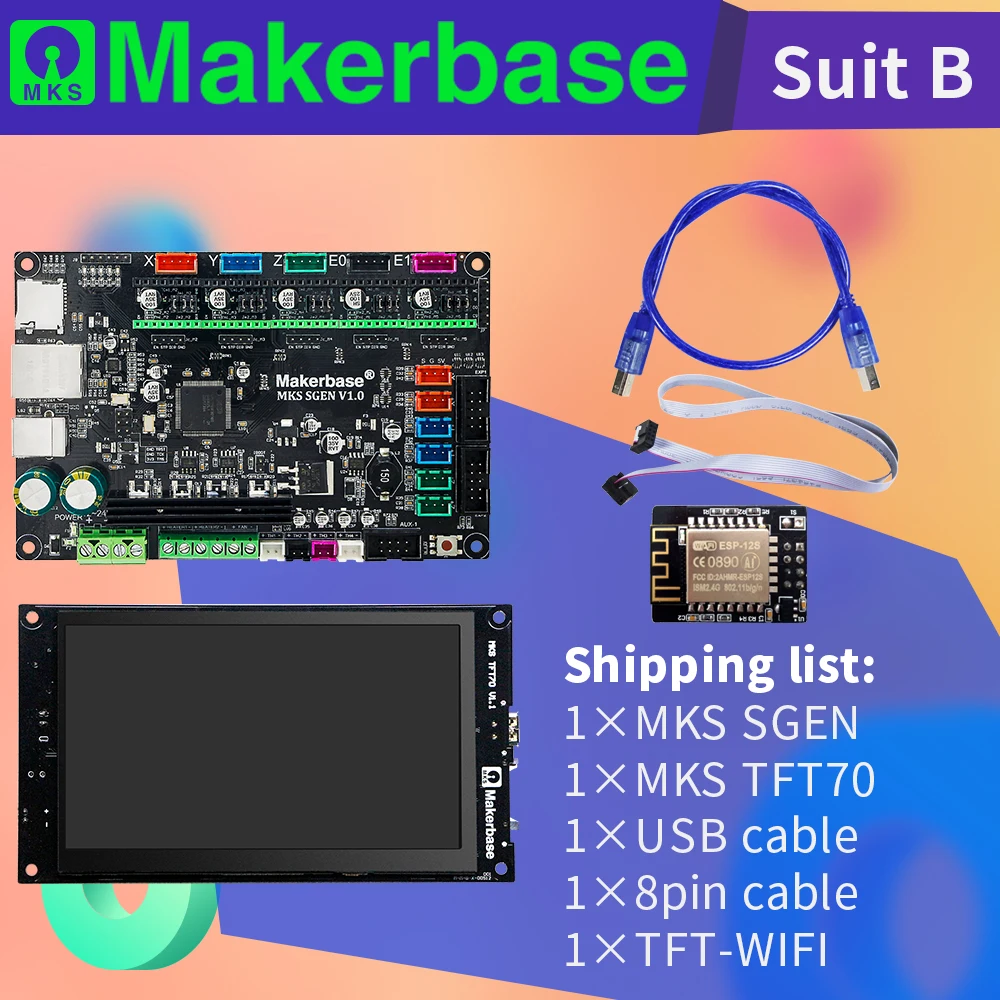 Makerbase 3D принтер контроллер комплект MKS SGen и TFT70 | Компьютеры офис