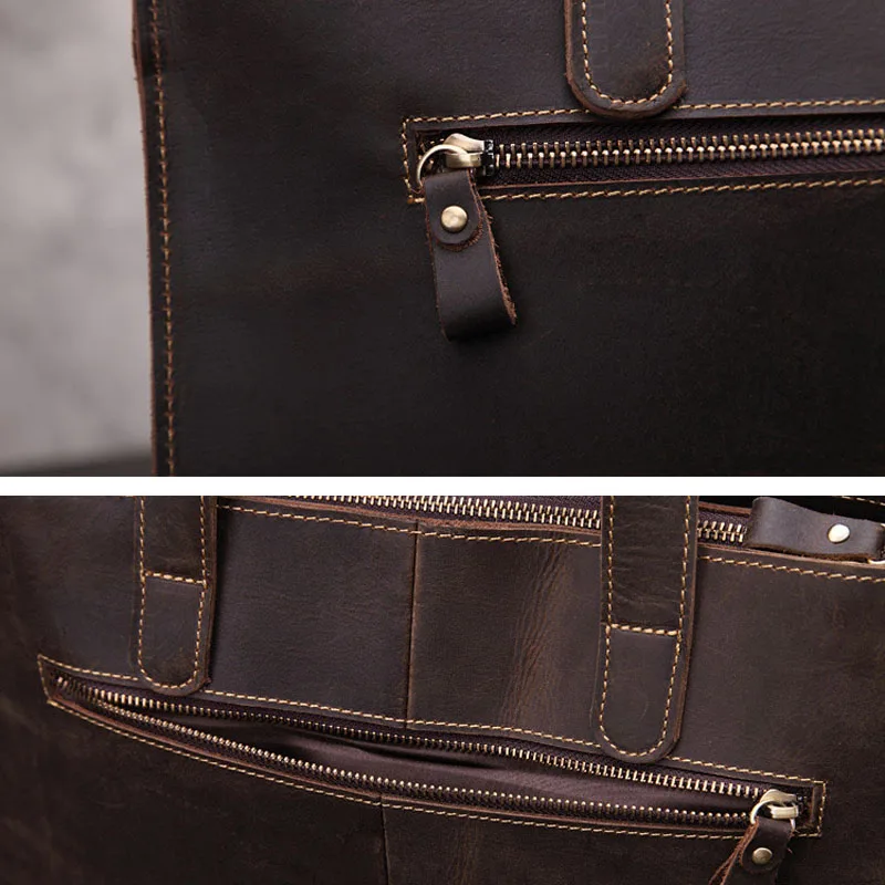 Бренд Для мужчин из натуральной кожи Кроссбоди мешок Винтаж ручной работы