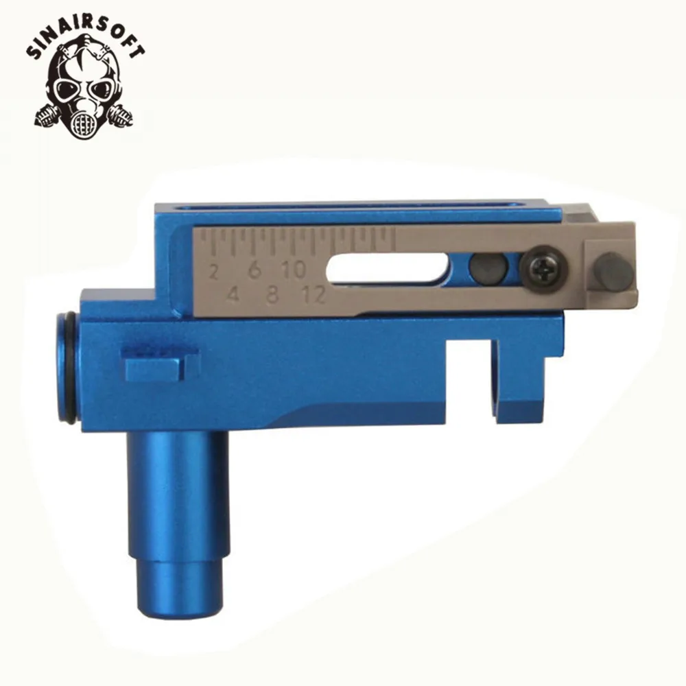 Горячая Высокая точность стычка CNC 7075 алюминий AK Hop Up камера подходит Ver.3 AEG для пейнтбола стрельба принадлежности для охоты - Цвет: Blue