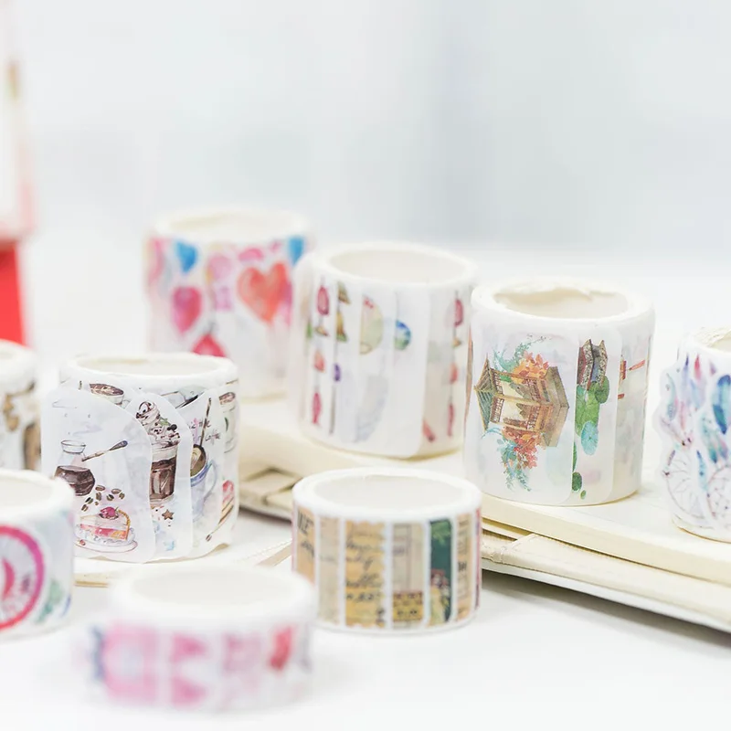 DIY Kawaii хрустальные лесные продукты японский маскирующий васи ленты милые