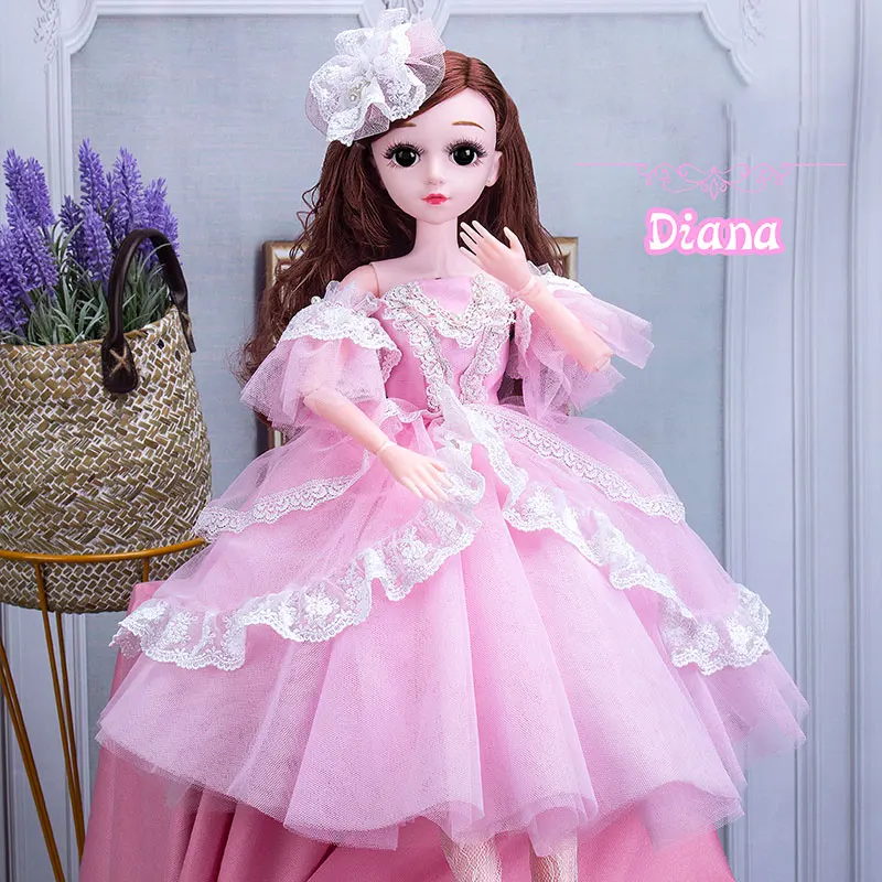 60 см с музыкальной коробкой Kawaii DIY трессы для кукол подарок девочек BJD кукла набор