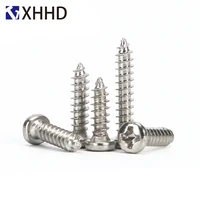 phillips pan round head self tapping electronic screw metric thread cross recessed bolt 304 stainless steel m3 m3 5 m4 m5