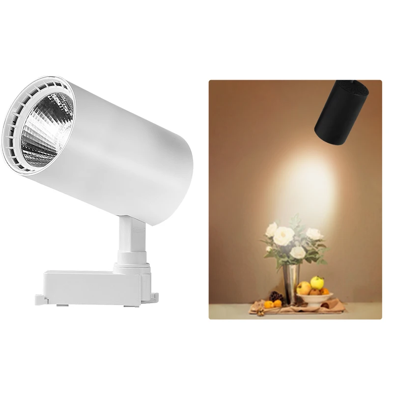 Warm White Регулируемый 12 Вт, 30 Вт, 40W 220V 20W светодиодный трек светильник COB лампа прожектор led light Rail светильник s потолочный Точечный светильник s Кухня магазин светильник ing - Испускаемый цвет: Warm White