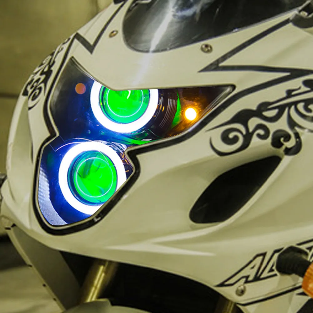 Передние фары KT для мотоцикла Suzuki GSXR GSX-R600 2004-2005 HID Проектор Светодиодный (LED) Глаз