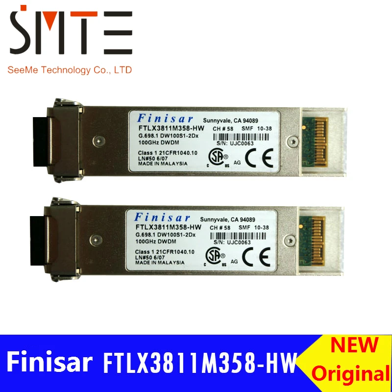 

Original XFP10GLR-192SR-L G.698.1 DW100S1-2Dx 100GHz DWDM UJC0063 SMF fiber optical transceiver