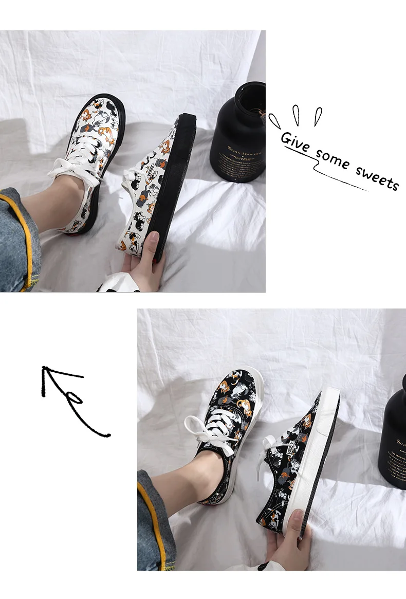 Новинка; Ulzzang; модные кроссовки; женская парусиновая обувь; женская повседневная обувь; кроссовки; прогулочная обувь для скейтборда на плоской подошве; Tenis Chaussure Femmes