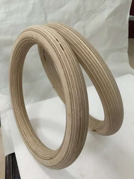 

Free shipping 2pcs/lot wood wooden 1.1" 28mm Portable Gymnastics Rings home fitness Gym crossfit strength training