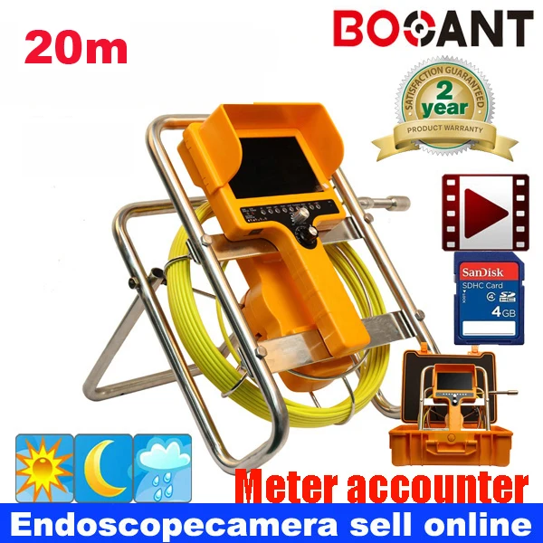 2017 Горячая Распродажа водостойкая 20 м 512 Гц Sonde запись самонивелирующаяся длинная