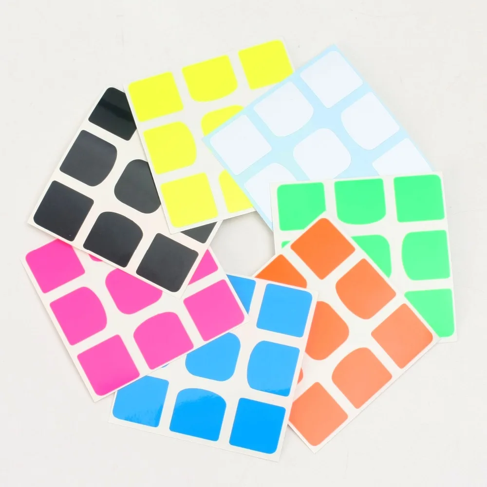 Z cube Горячая 4 шт. Z стикеры DIY ПВХ может использоваться на Qiyi XMD Valk3 Мощность валк 3 м 3x3x3 волшебных магнитных cube Головоломка Развивающие игрушки
