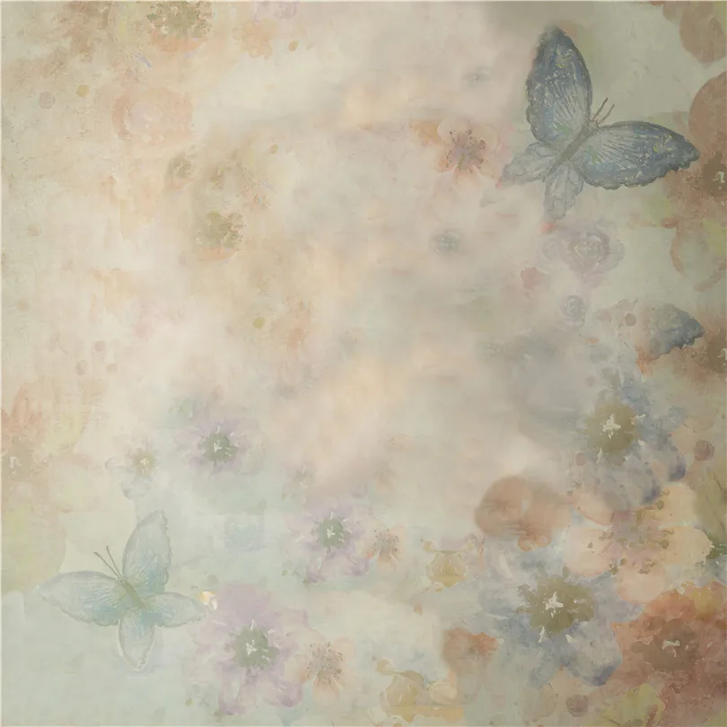 Фон для студийной фотосъемки с изображением цветочного поля 150 см x