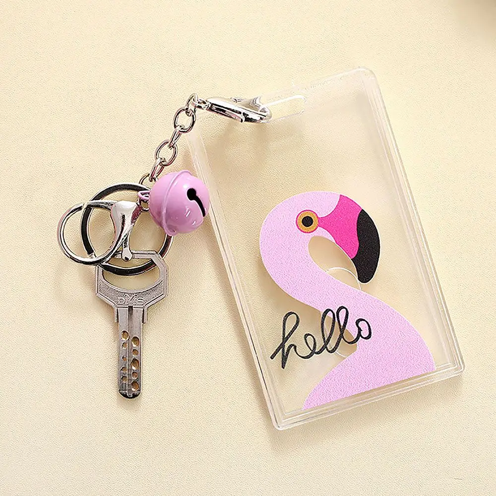 1 шт. Фламинго держатель для карт брелок банк Кредитная карта Обложка автобус ID