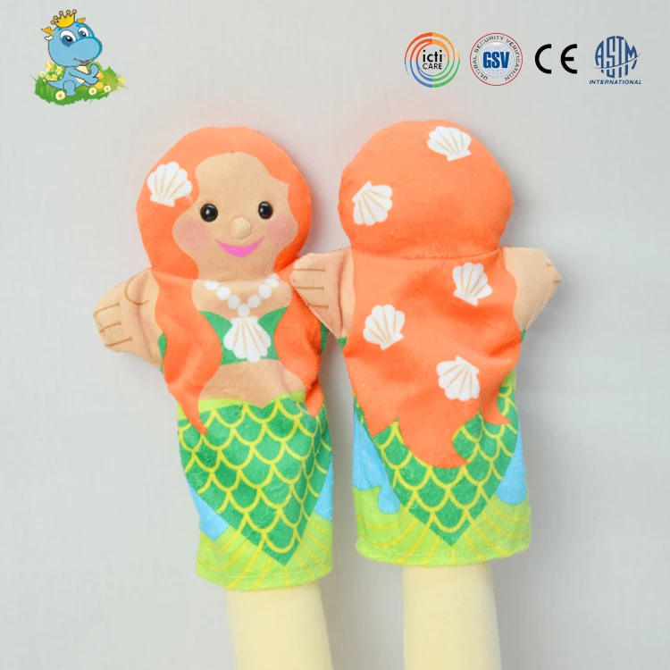 

Manufactory Cute Soft Mermaid Girls Plush Hand Puppet