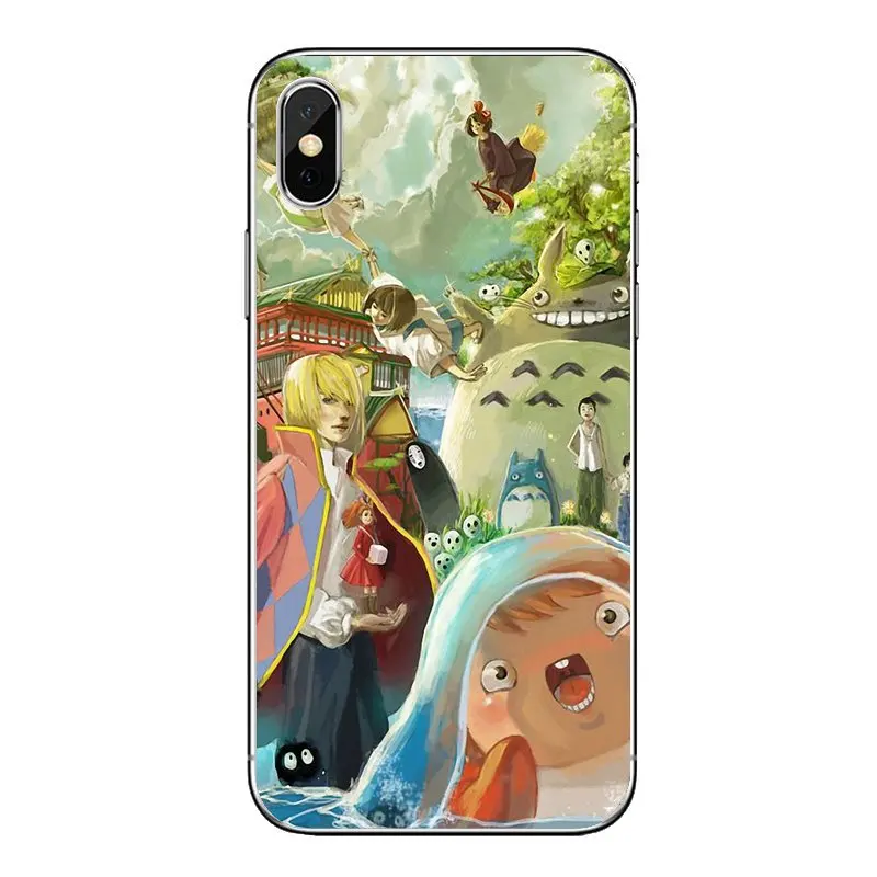 Ponyo On The Cliff для Motorola Moto X4 E4 E5 G5 G5S G6 Z Z3 G3 C Play Plus прозрачные мягкие чехлы |