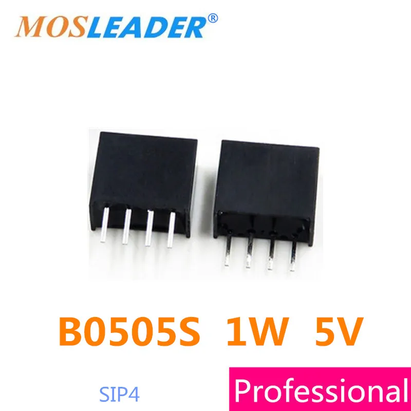 Mosleader DIP B0505S 1W SIP4 5V 100PCS B0505 DC модуль питания высокого качества|module|module 5vmodule power |