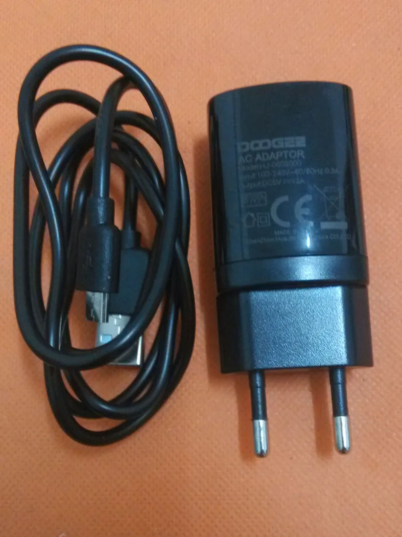 Оригинальный адаптер для зарядного устройства путешествий + USB кабель Doogee F5 4G LTE 5
