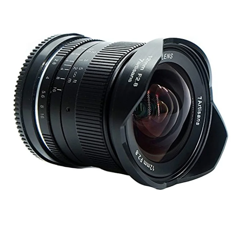 Ультра широкоугольный объектив 7artisans 12 мм f2.8 для Sony E mount canon eos m fujifilm FX APS C
