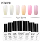 Гель ROSALIND 1S Fashion Pearl Series, цветной лак для ногтей, элегантный дизайн, маникюрный Полупостоянный лак, Гель-лак для ногтей