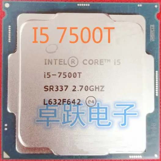 Процессор Intel I5 7500T процессор с частотой 2 7 ГГц четырехъядерный LGA 1151 рассеянные