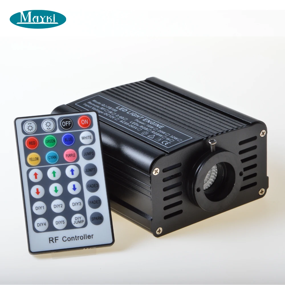 Maykit сенсорный волоконно оптический кабель с мерцающей боковой подсветкой RGB 16 Вт