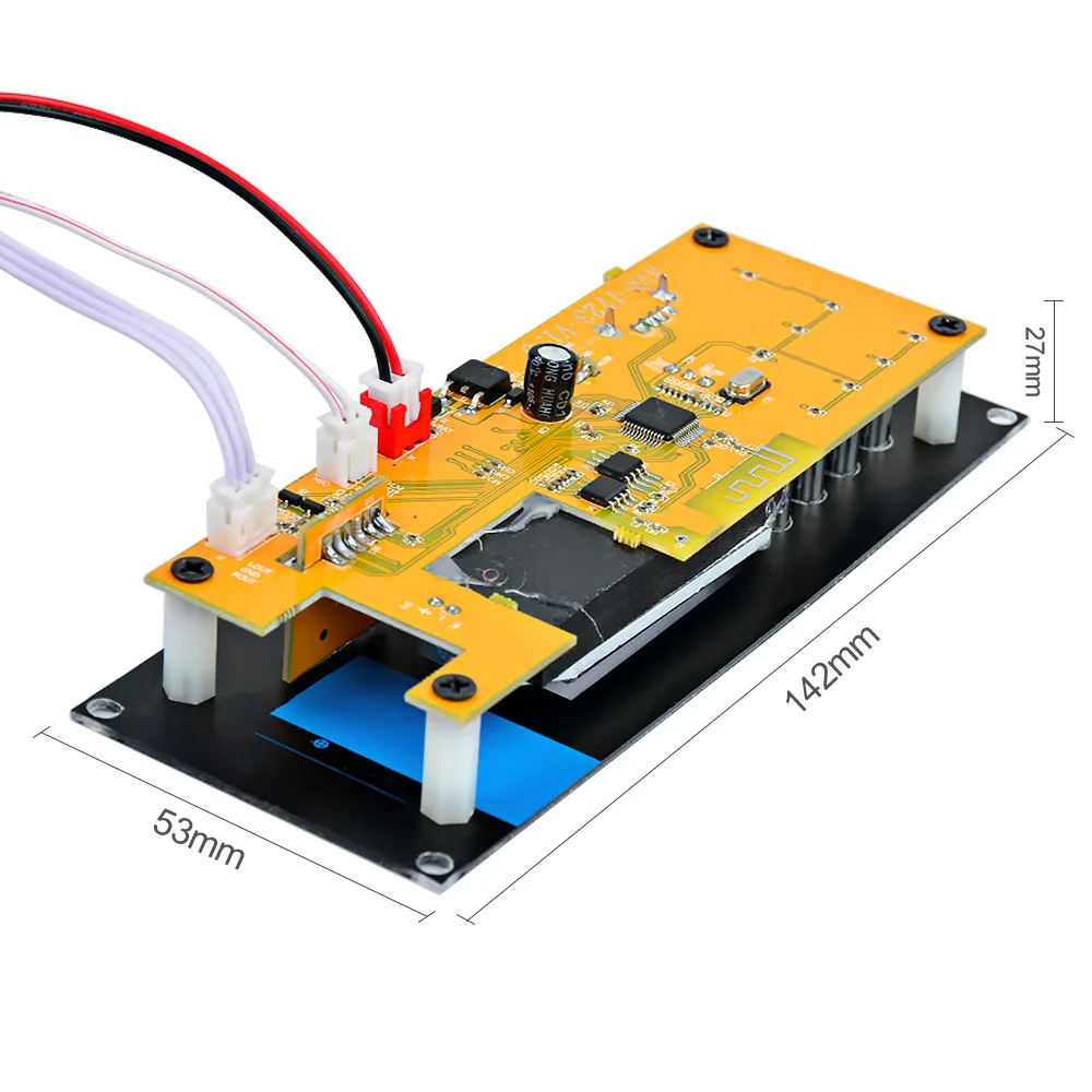 AIYIMA 12V Bluetooth MP3 Decoder Board WAV WMA Decoding Player Receiver Dot Screen With Lyrics Display Car | Электроника