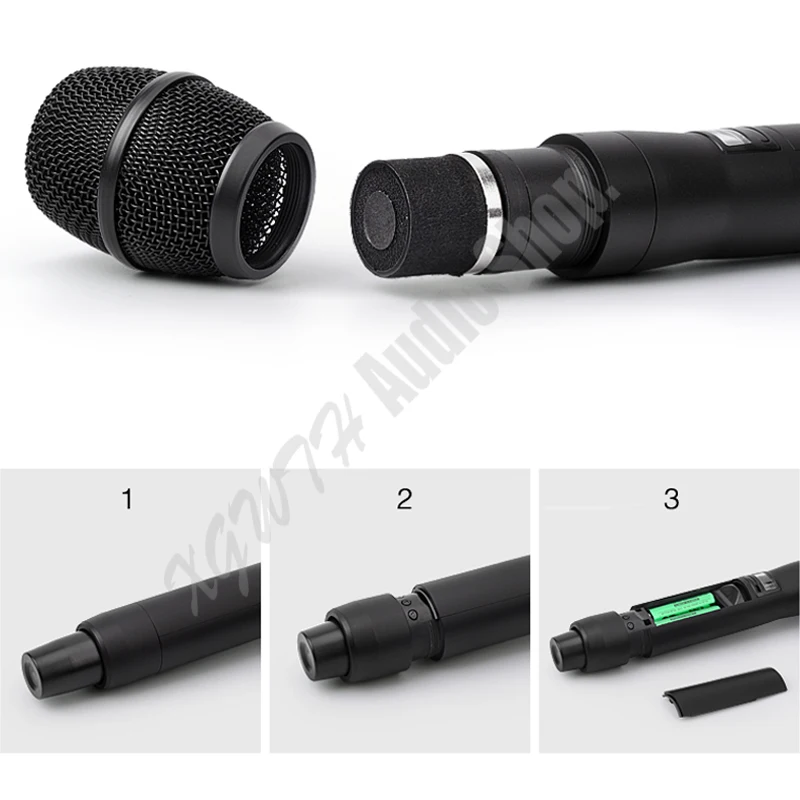 Цифровая беспроводная микрофонная система высокочастотный суперкардиоидный