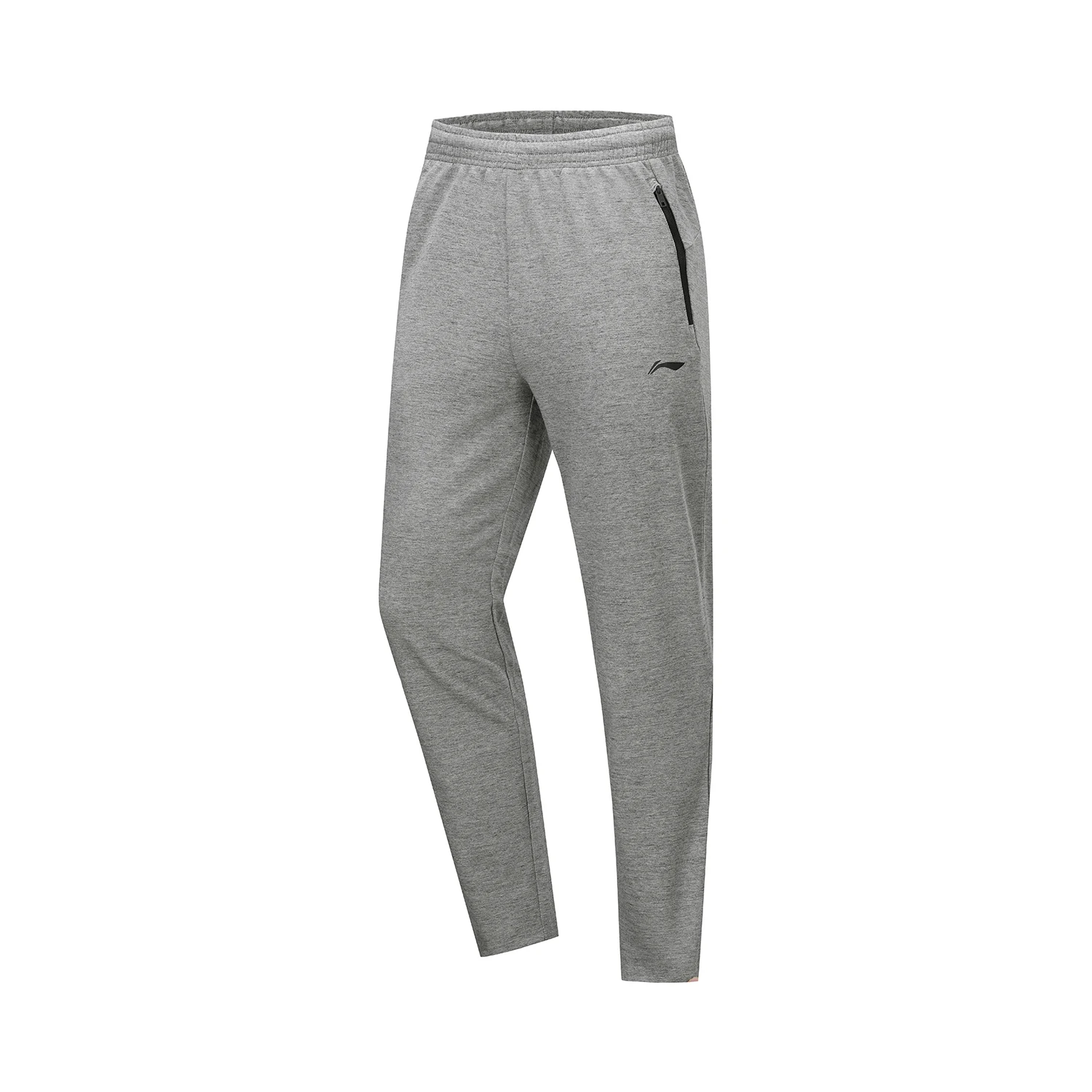 Li-Ning мужские тренировочные спортивные штаны, 82% хлопок, 15% полиэстер, 3% спандекс, брюки стандартной посадки с подкладкой, спортивные штаны AKLP331 MKY523