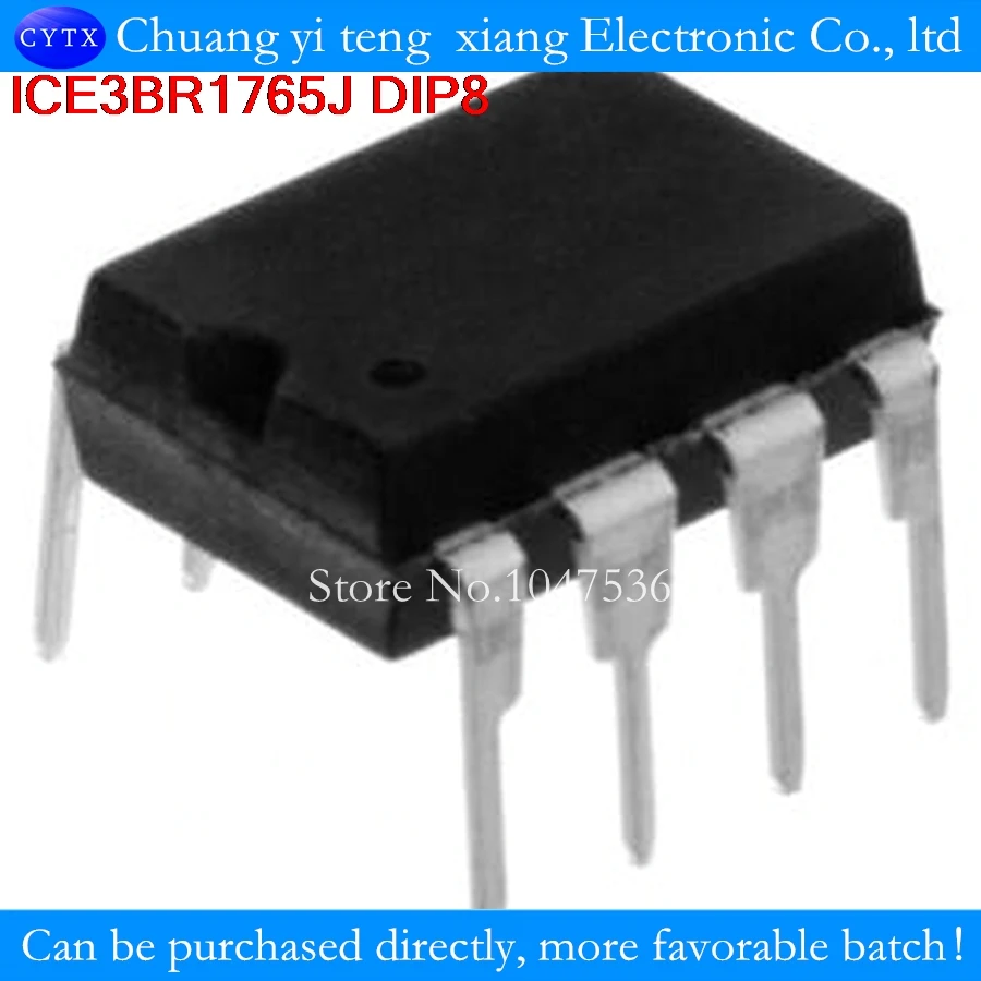 

ICE3BR1765J ICE3BR1765 3BR1765 вертикальный чип управления DIP8 10 шт./лот