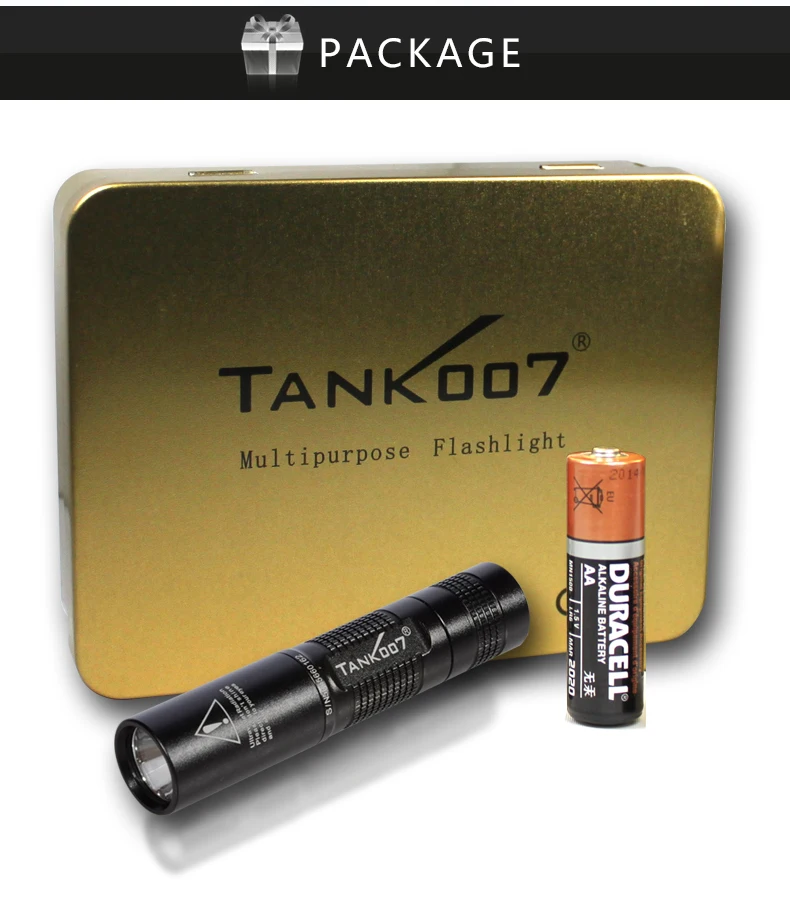 TANK007 TK-566 CREE 3 Вт 395 нм УФ Фиолетовый светильник светодиодный светильник вспышки 14500 или AA батареи