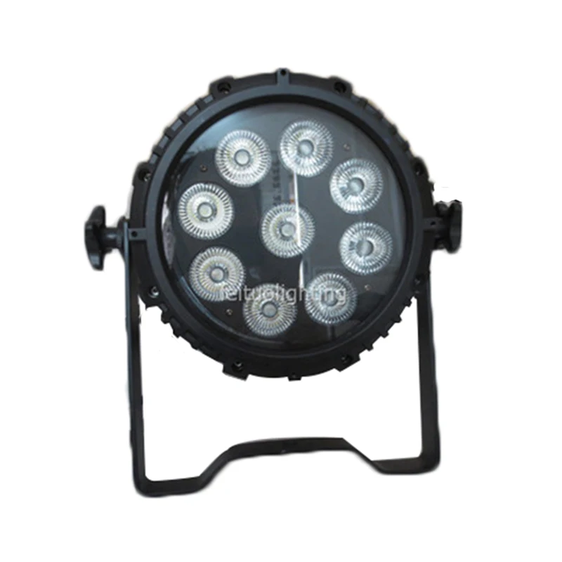 Супер яркий 9x18 Вт Par Led IP65 DMX сценический свет RGBWA UV 6in1 наружный из литого алюминия