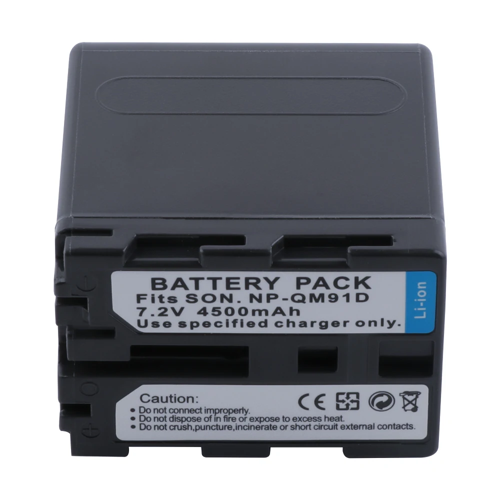 4500mah brand new Replacement Camera Battery For Sony NP-QM71 NP-QM91D UX1E PC330E A1C NP-QM50 NP-QM51 DCR-TV480 CCD-TR748E