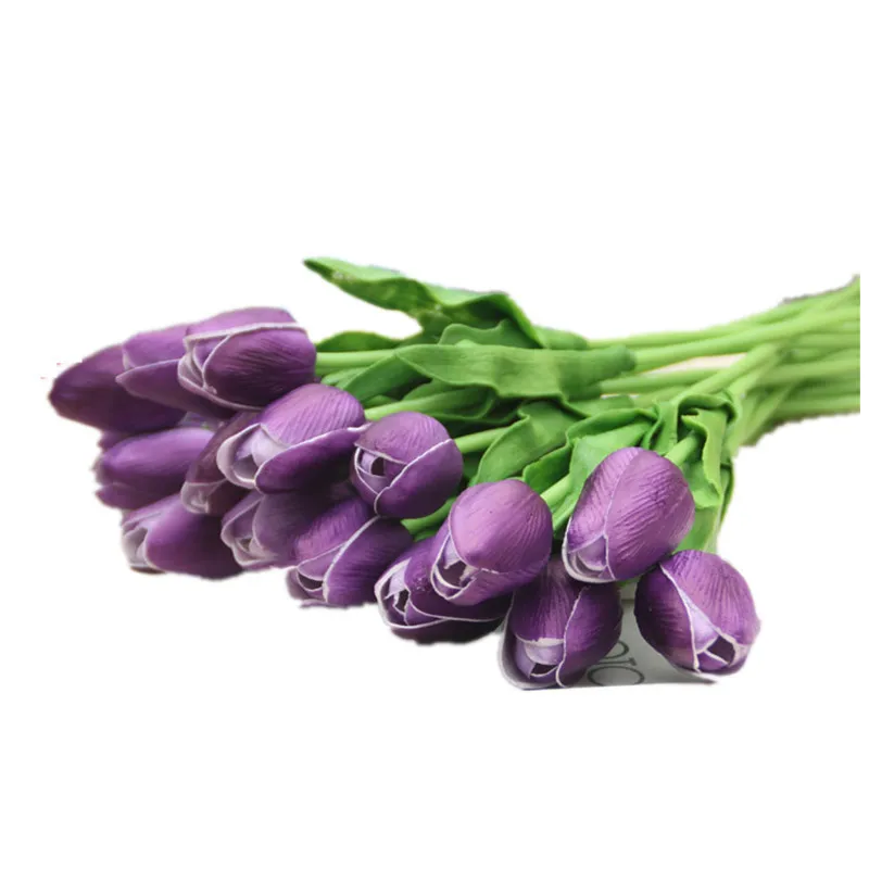 10 шт./лот искусственный цветок тюльпана моделирование дома/свадьбы/дня рождения
