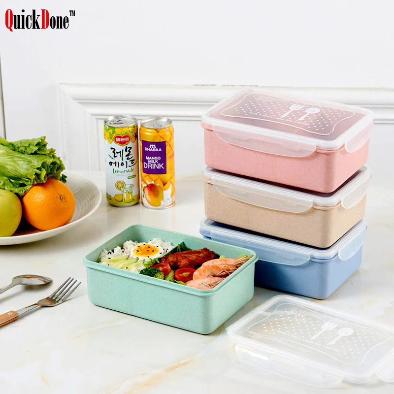 Контейнер для еды QuickDone из пшеничной соломы биоразлагаемый контейнер