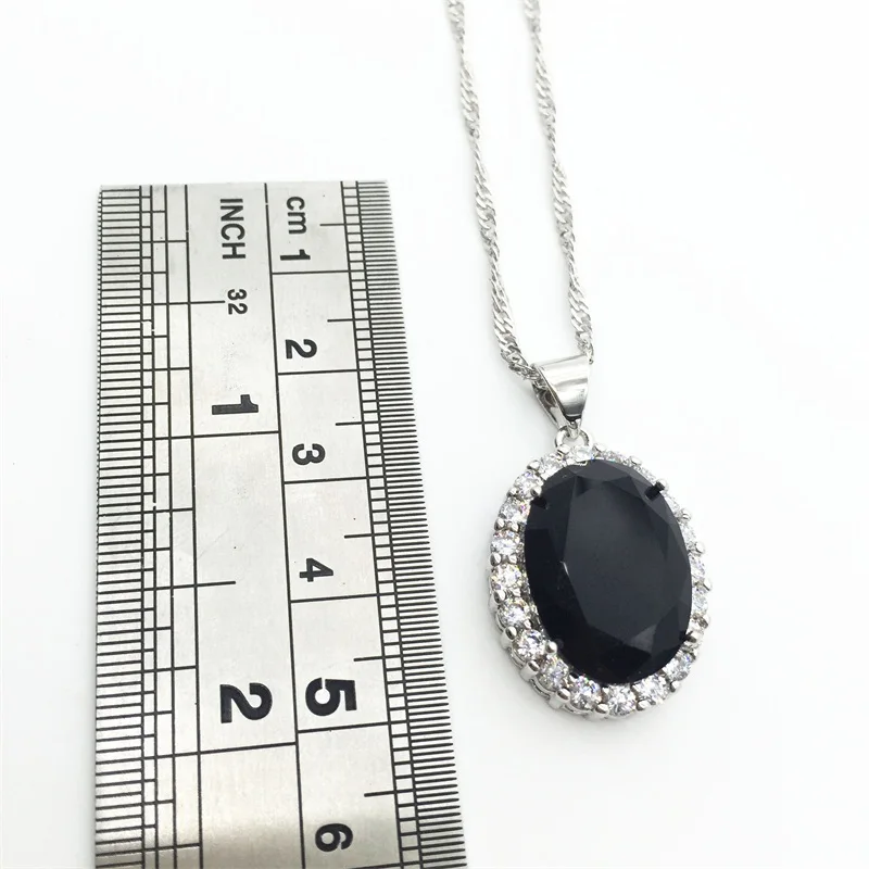 Комплект из колье и серёг серебра 925 пробы | Украшения аксессуары