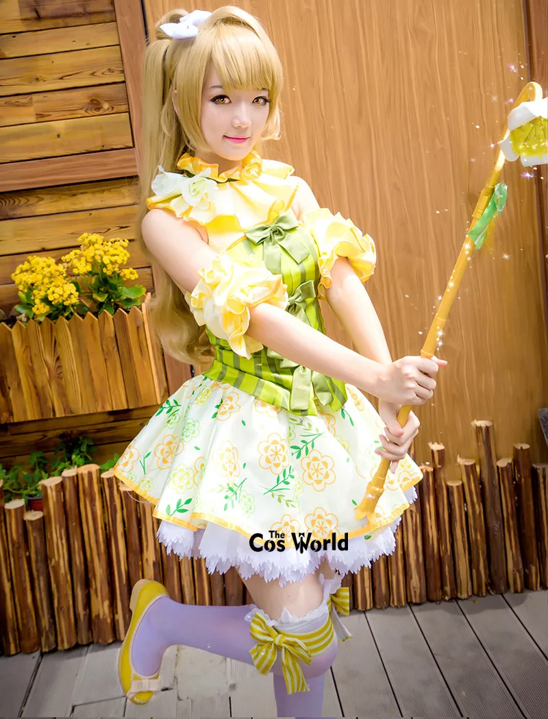 Love Live School Idol Project Minami Kotori платье топ с цветочным рисунком наряд для