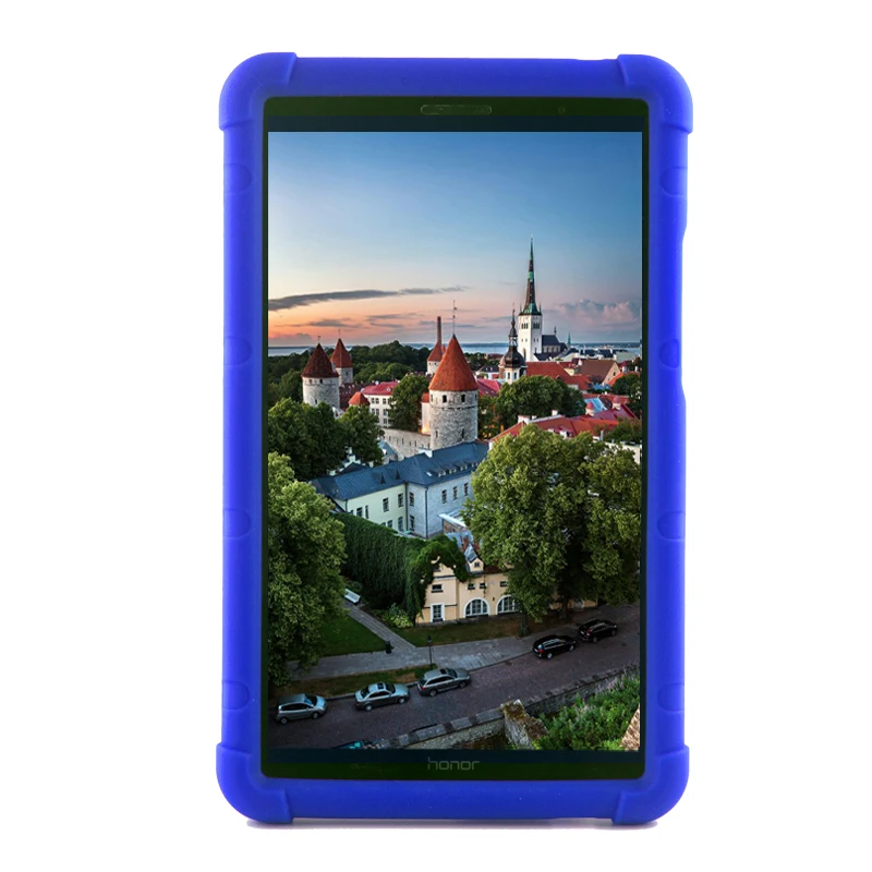 MingShore силиконовый чехол для Huawei MediaPad T3 8 0 KOB L09 W09 со встроенным ремешок прочный
