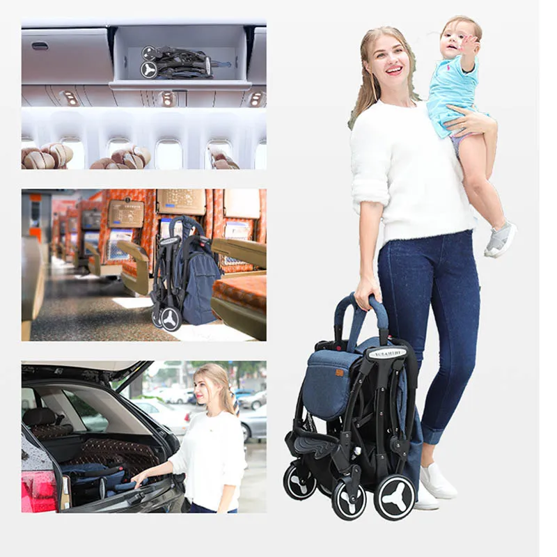 Прогулочная коляска Yoya легкая портативная складная детская большая тележка