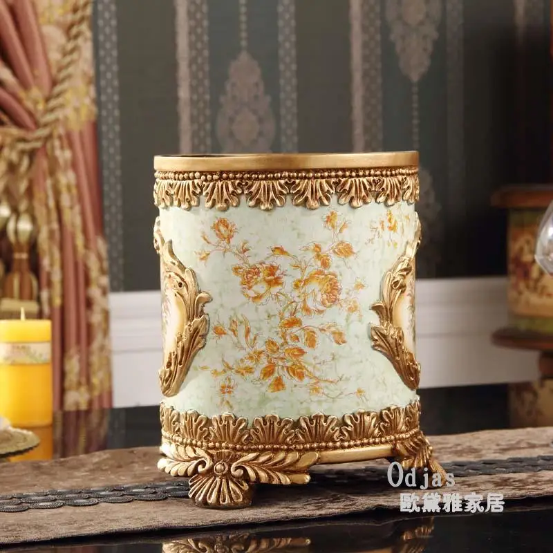 Круглая корзина для мусора в европейском стиле спальни гостиной | Дом и сад