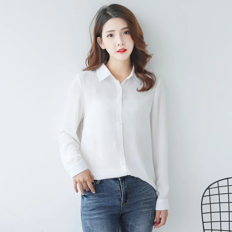 Офисная Рабочая одежда OL женские весенне осенние стильные шифоновые Женские